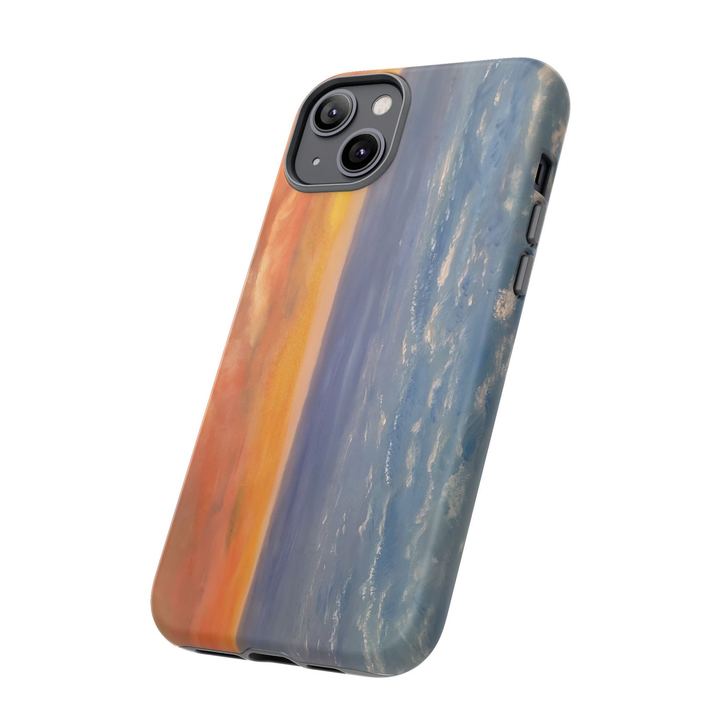 Artistic Ocean Sunset Phone Case - Tough and Stylish Protection