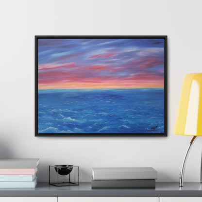 High Seas Sunset - Gallery Canvas Wraps, Horizontal Frame