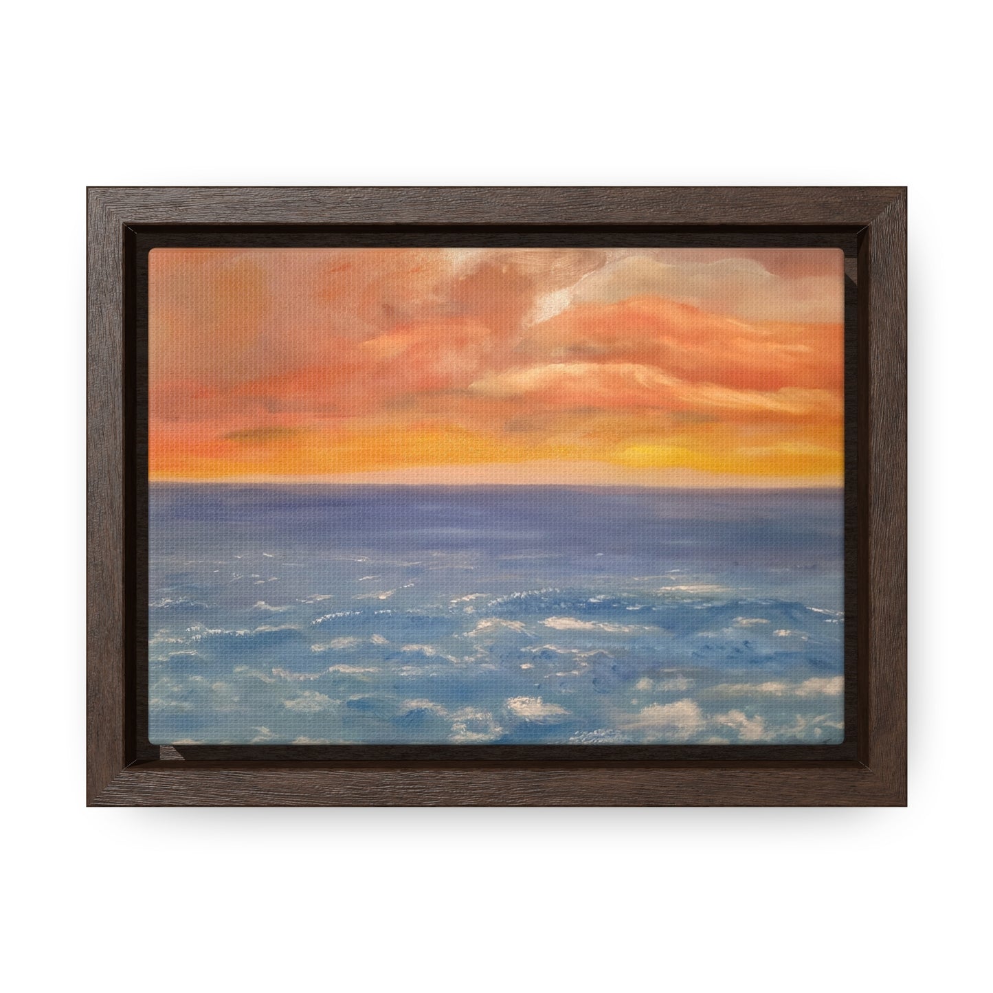 Troubled Sea - Gallery Canvas Wraps, Horizontal Frame