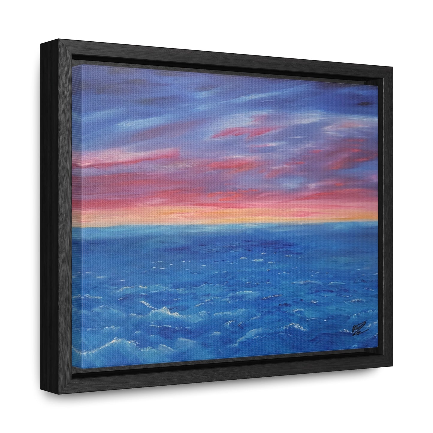 High Seas Sunset - Gallery Canvas Wraps, Horizontal Frame