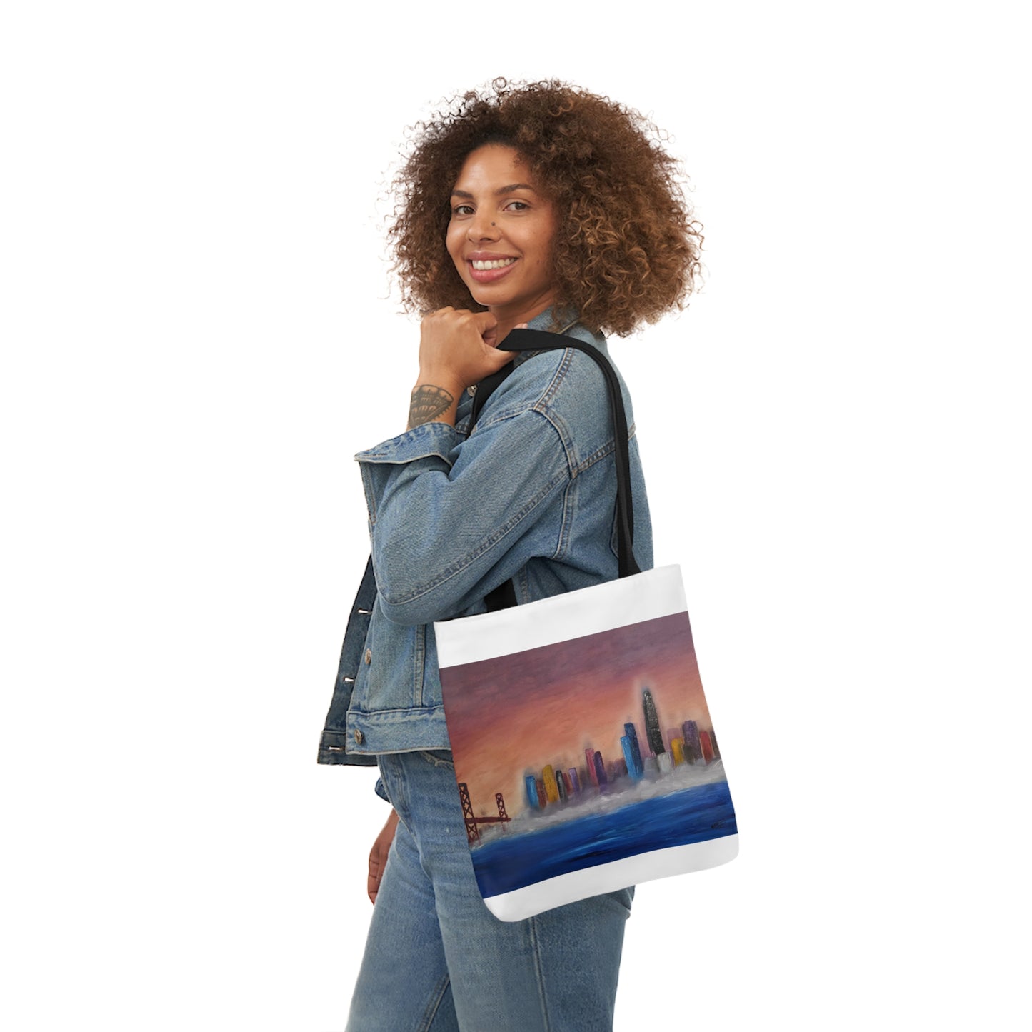 Canvas Tote Bag, San Francisco Bay Art