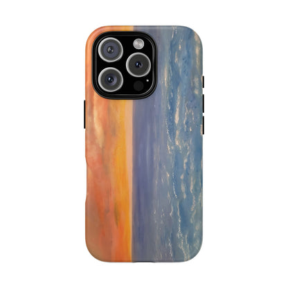 Artistic Ocean Sunset Phone Case - Tough and Stylish Protection