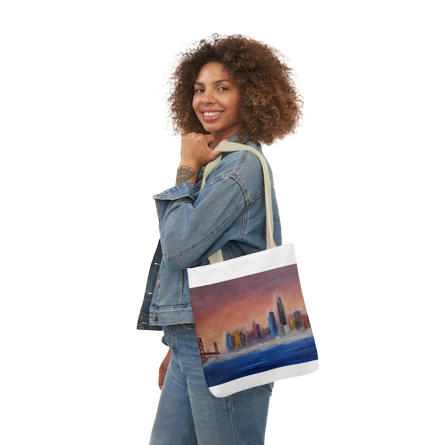 Canvas Tote Bag, San Francisco Bay Art