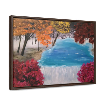 Descending Waters - Gallery Canvas Wraps, Horizontal Frame