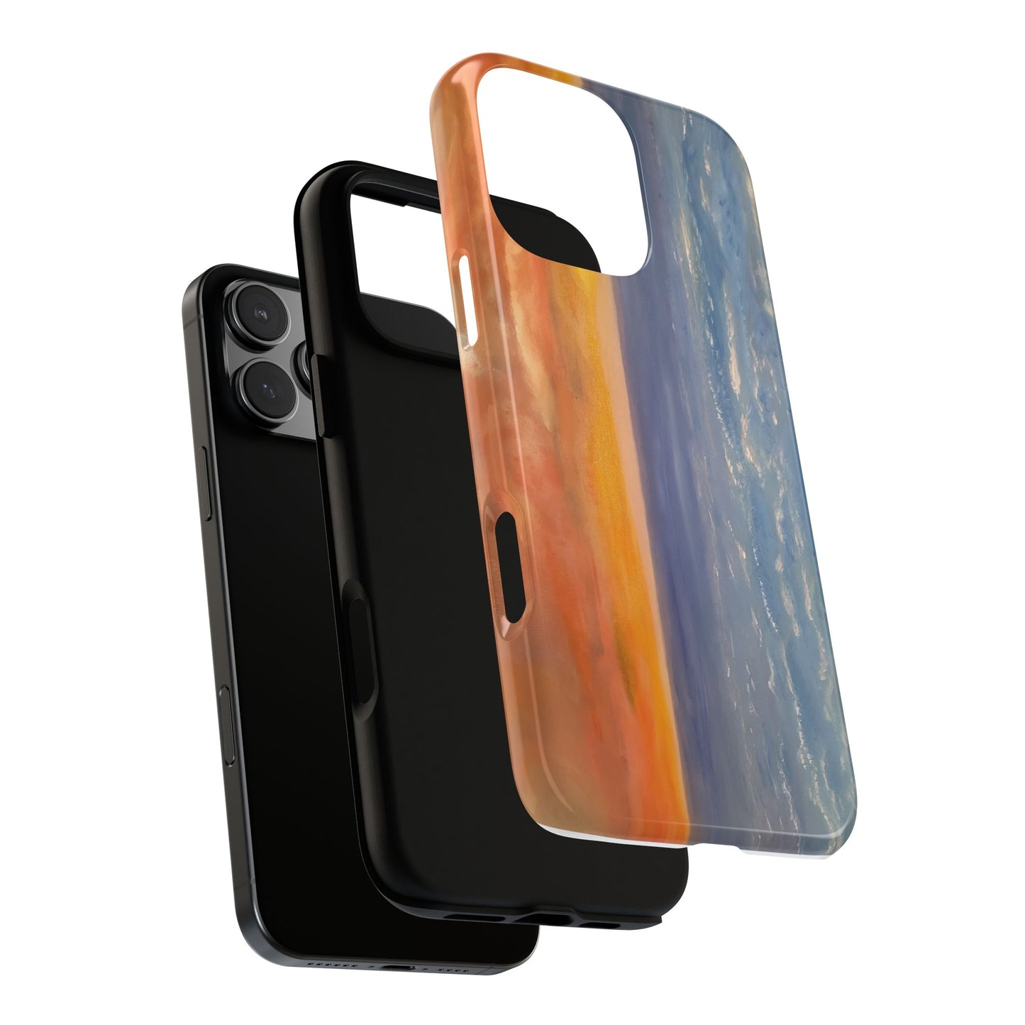 Artistic Ocean Sunset Phone Case - Tough and Stylish Protection