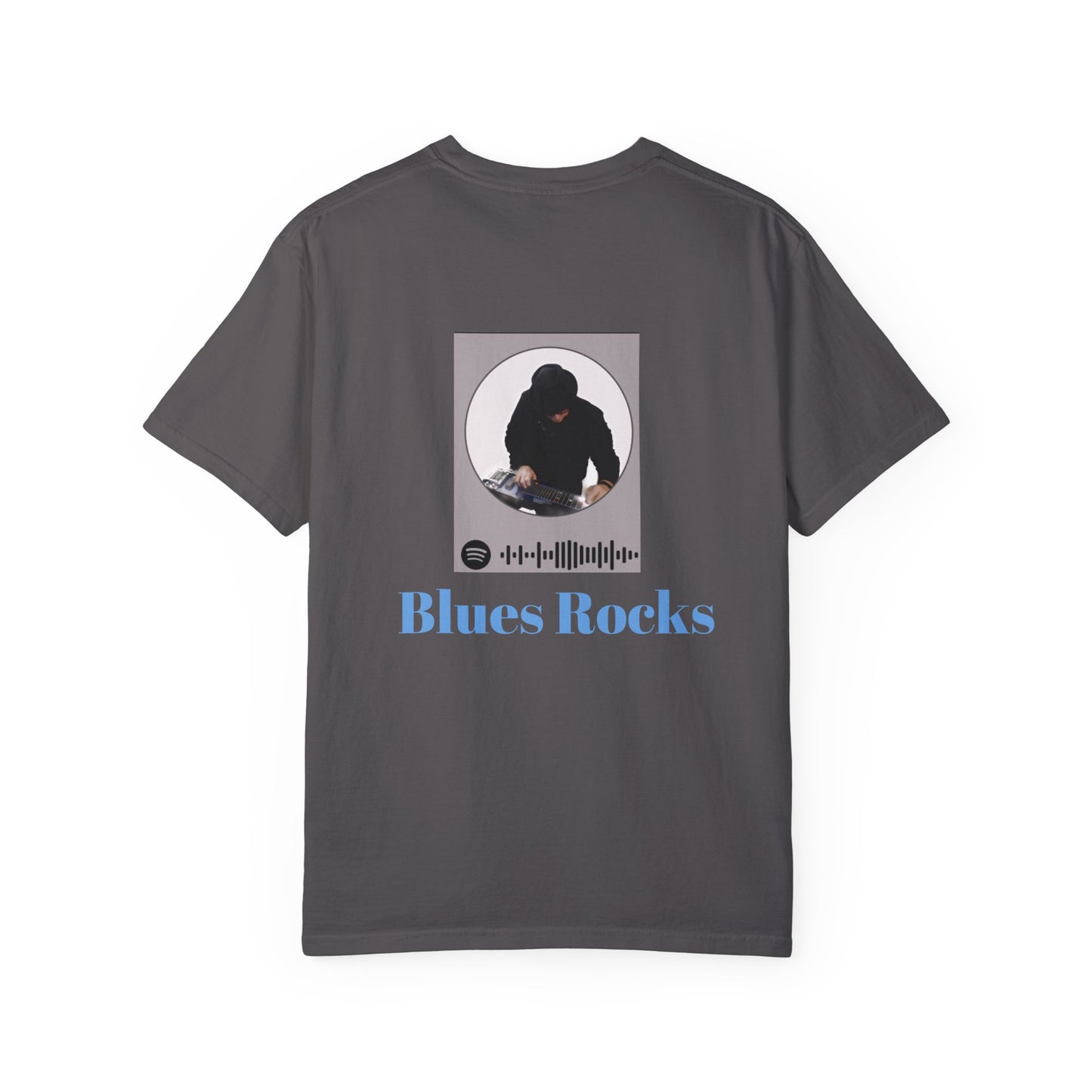 T Shirt Blues Rocks guitar