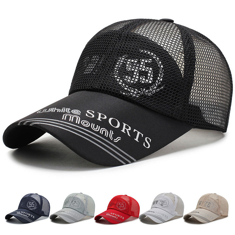 Trendy Baseball Outdoor Sports Baseball Mesh Cap