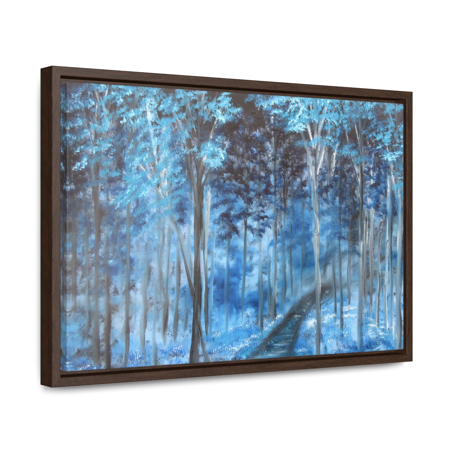 Blue Mist Forest - Gallery Canvas Wraps, Horizontal Frame