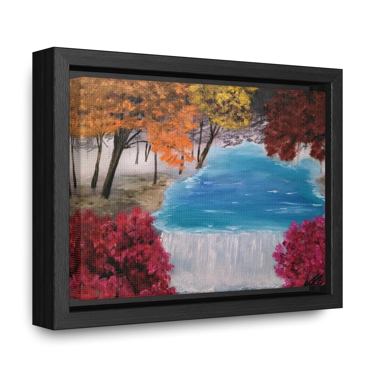 Descending Waters - Gallery Canvas Wraps, Horizontal Frame