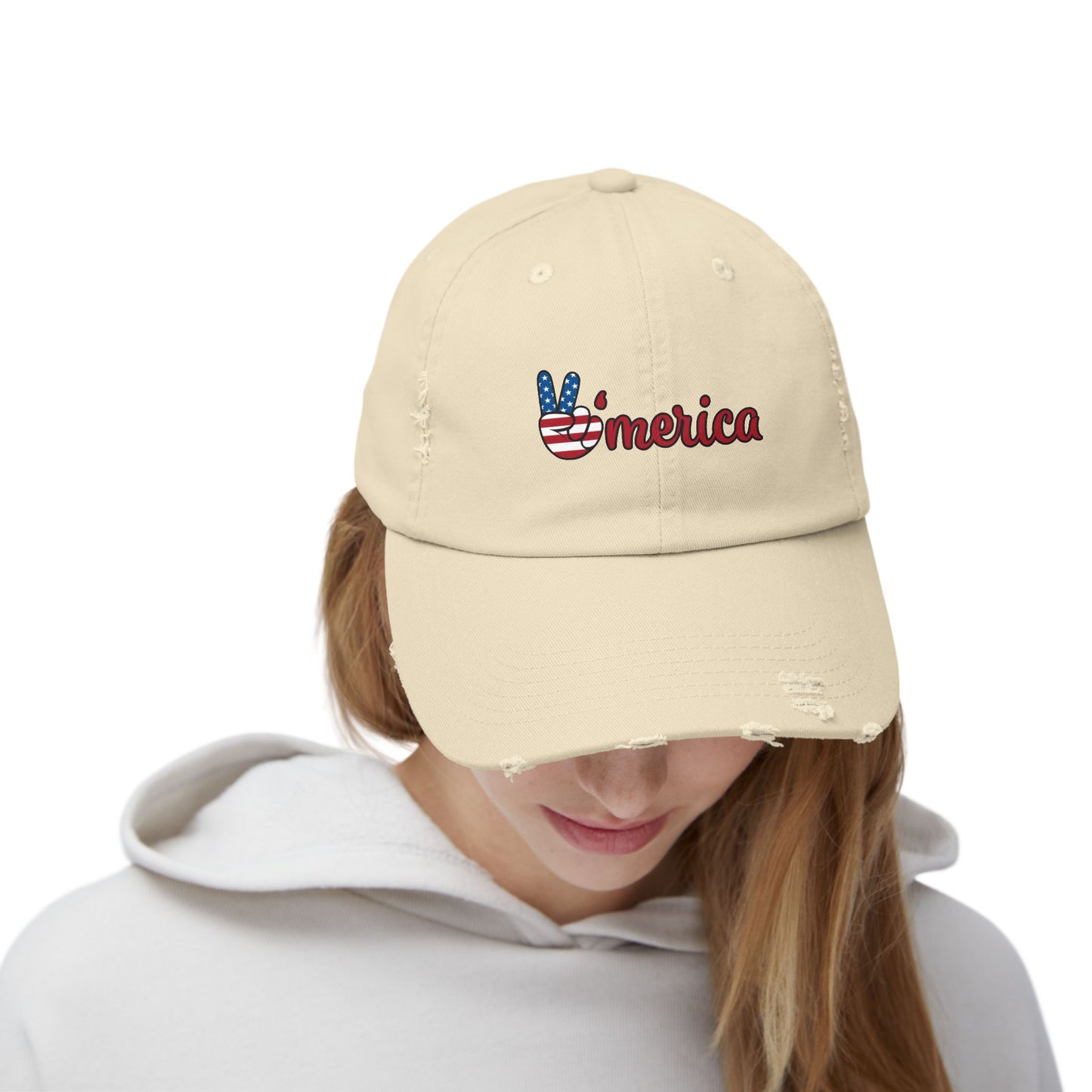 Distressed Cap America