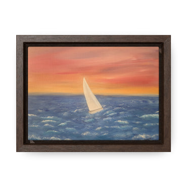 Sailing The Open Sea  - Gallery Canvas Wraps, Horizontal Frame