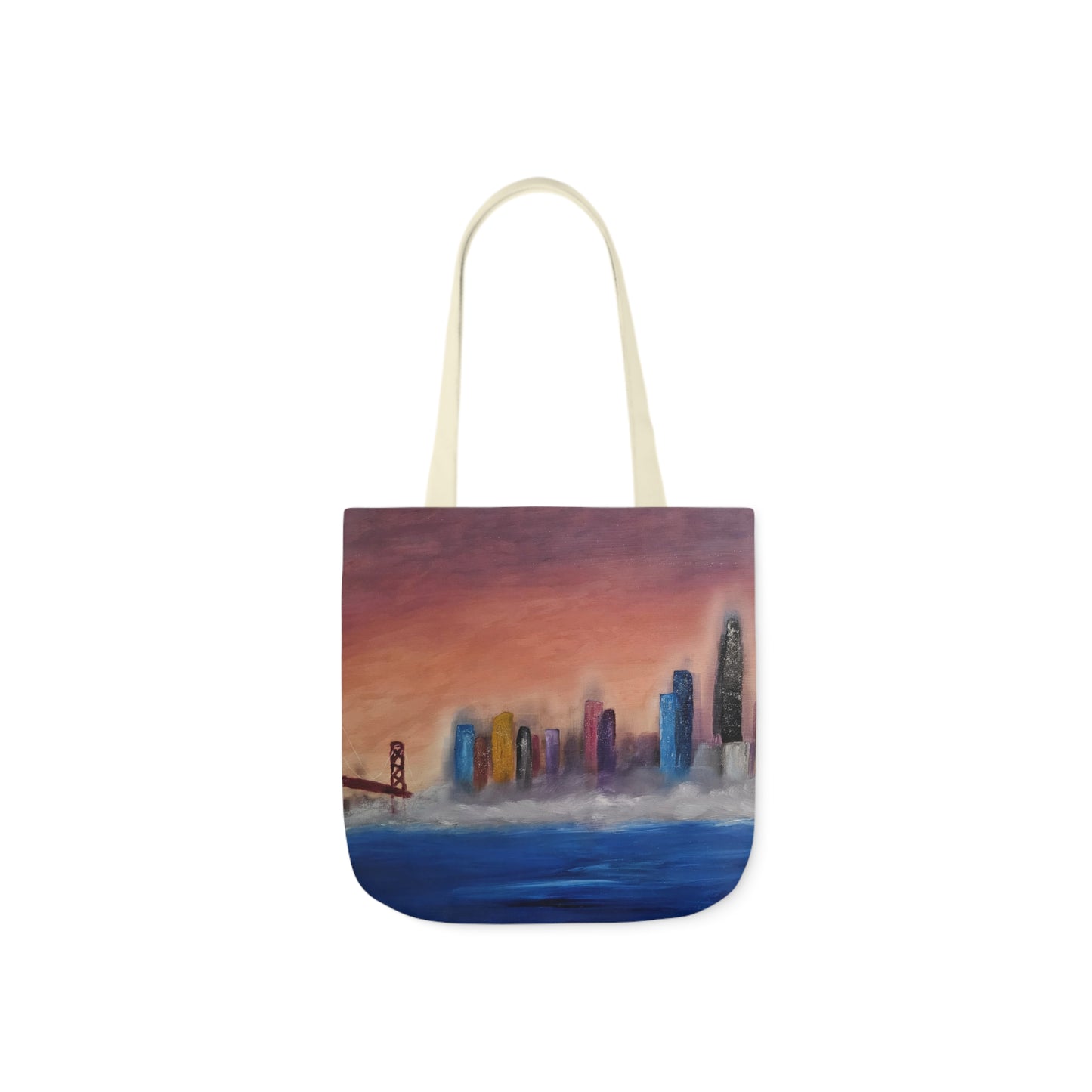 Canvas Tote Bag, San Francisco Bay Art