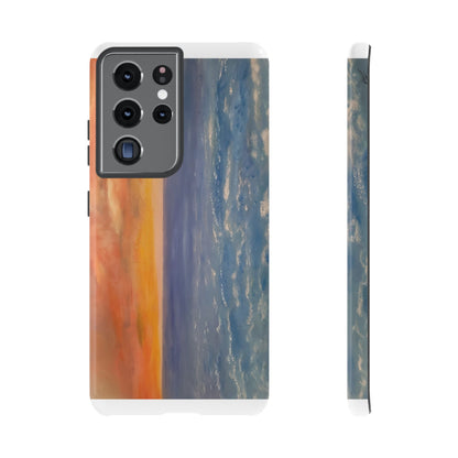 Artistic Ocean Sunset Phone Case - Tough and Stylish Protection