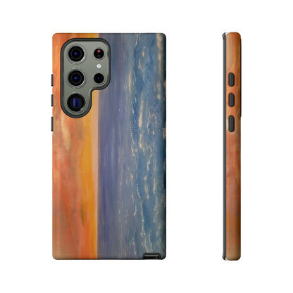 Artistic Ocean Sunset Phone Case - Tough and Stylish Protection