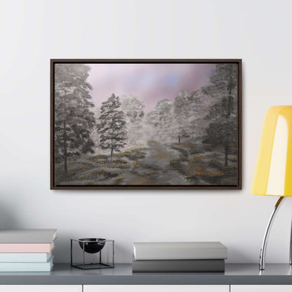 Canvas Wraps - Golden Forest Landscape Painting