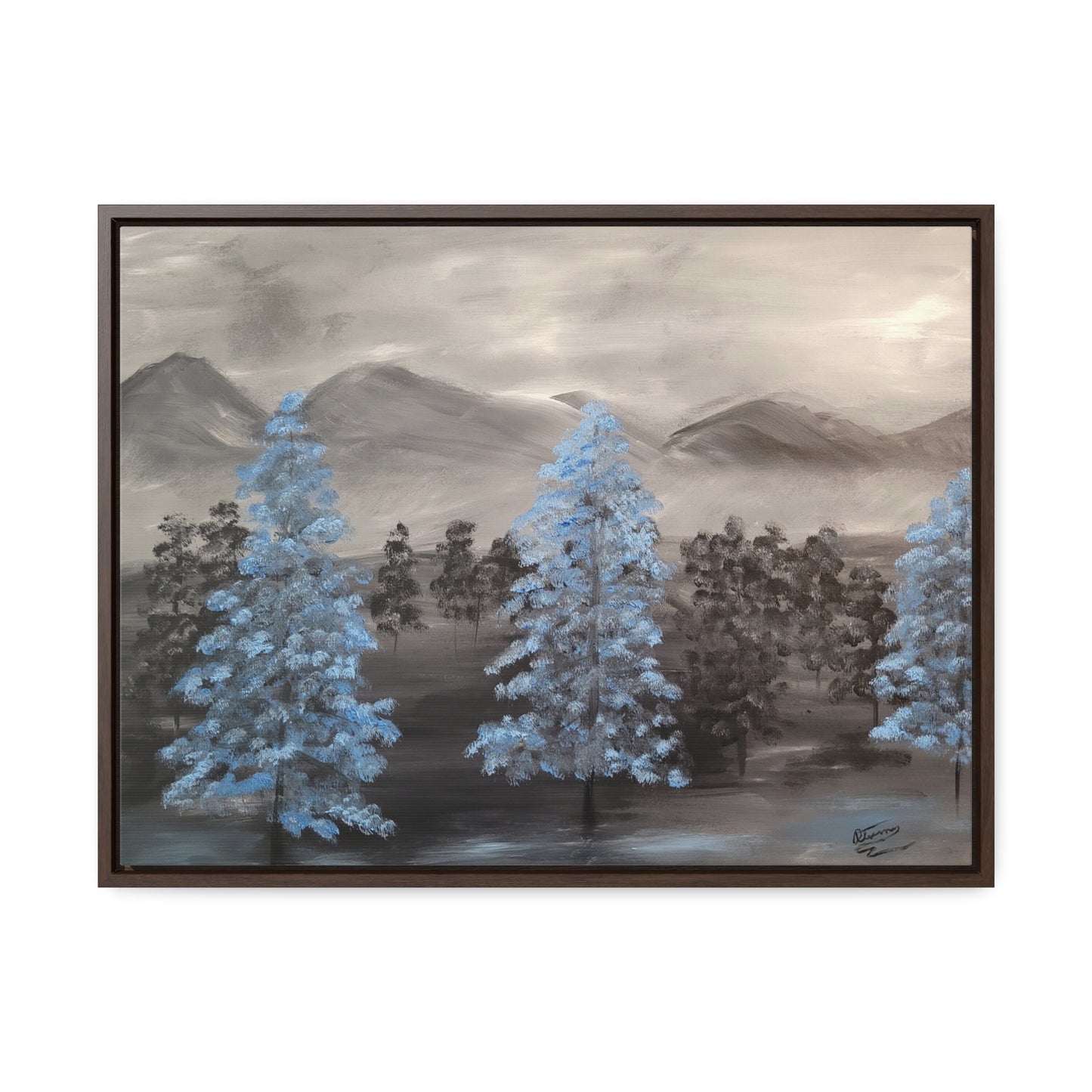 Valley Of Trees - Gallery Canvas Wraps, Horizontal Frame