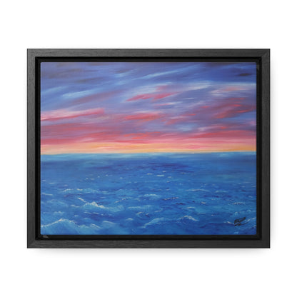 High Seas Sunset - Gallery Canvas Wraps, Horizontal Frame