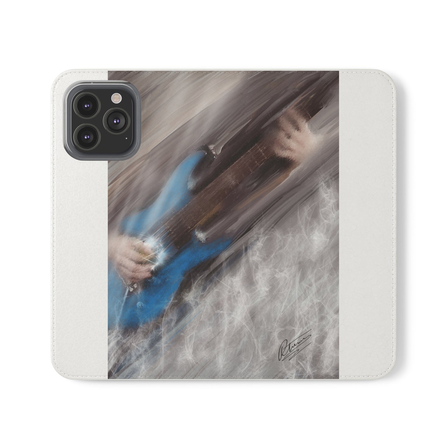 Phone Flip Cases Guitar Art