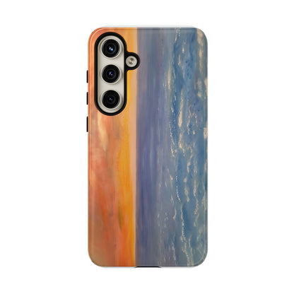 Artistic Ocean Sunset Phone Case - Tough and Stylish Protection