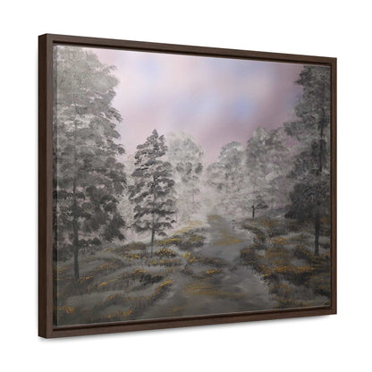 Canvas Wraps - Golden Forest Landscape Painting