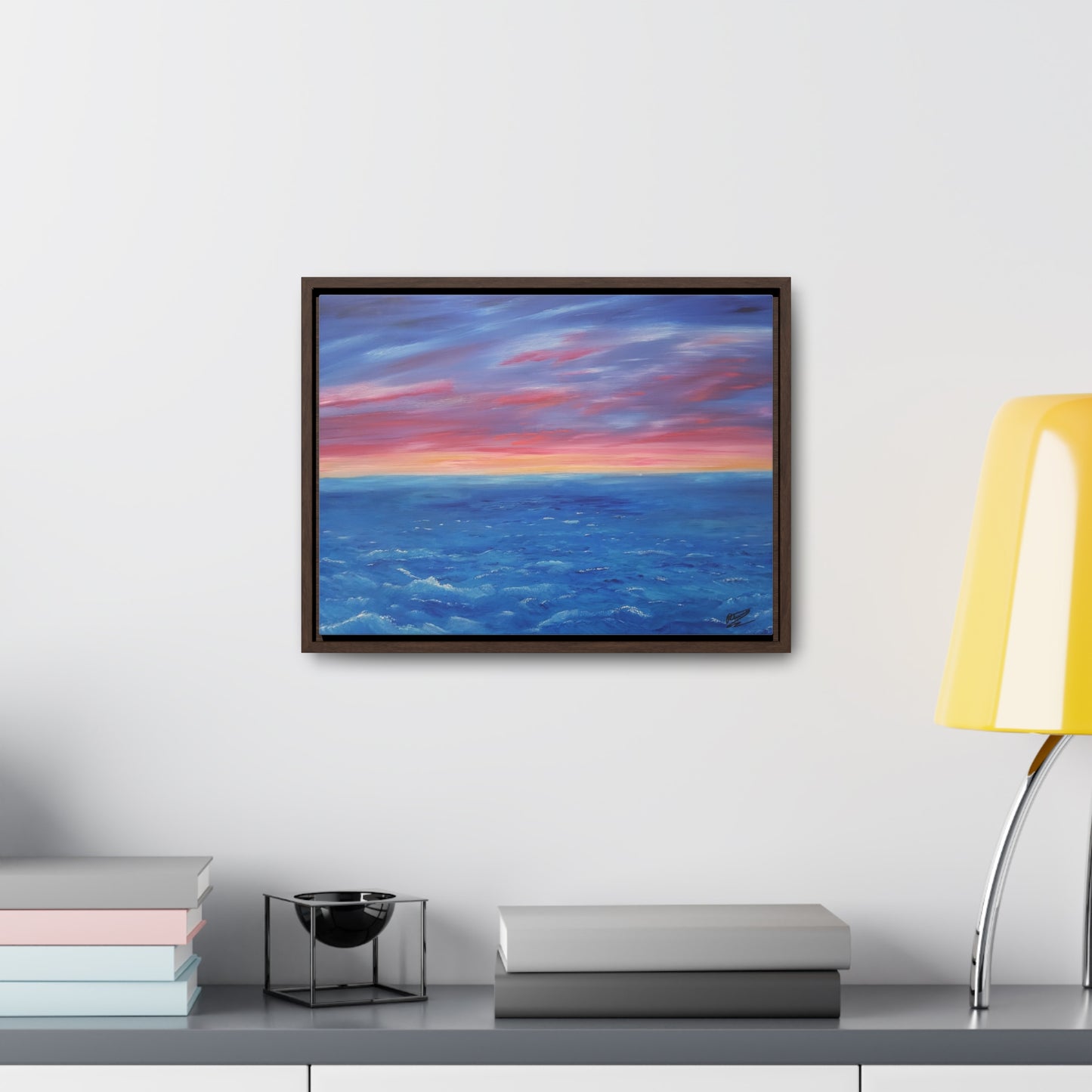 High Seas Sunset - Gallery Canvas Wraps, Horizontal Frame