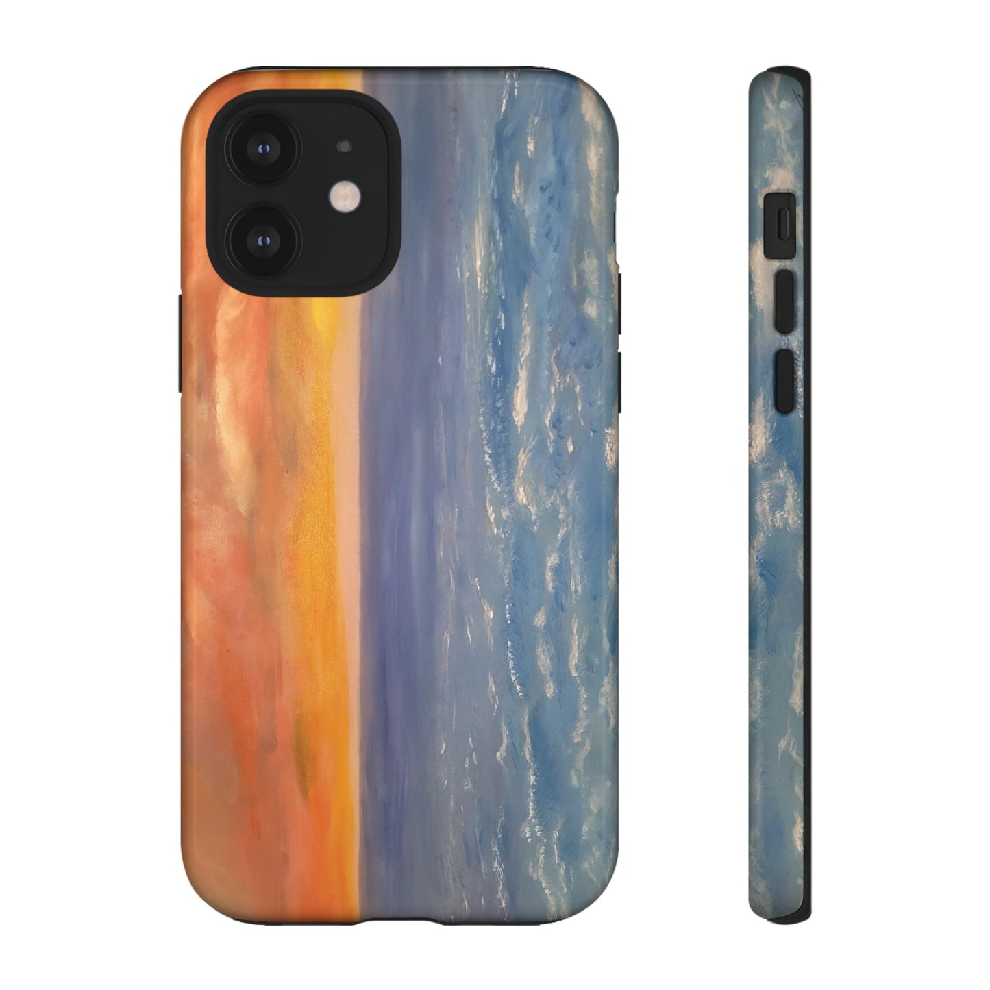 Artistic Ocean Sunset Phone Case - Tough and Stylish Protection