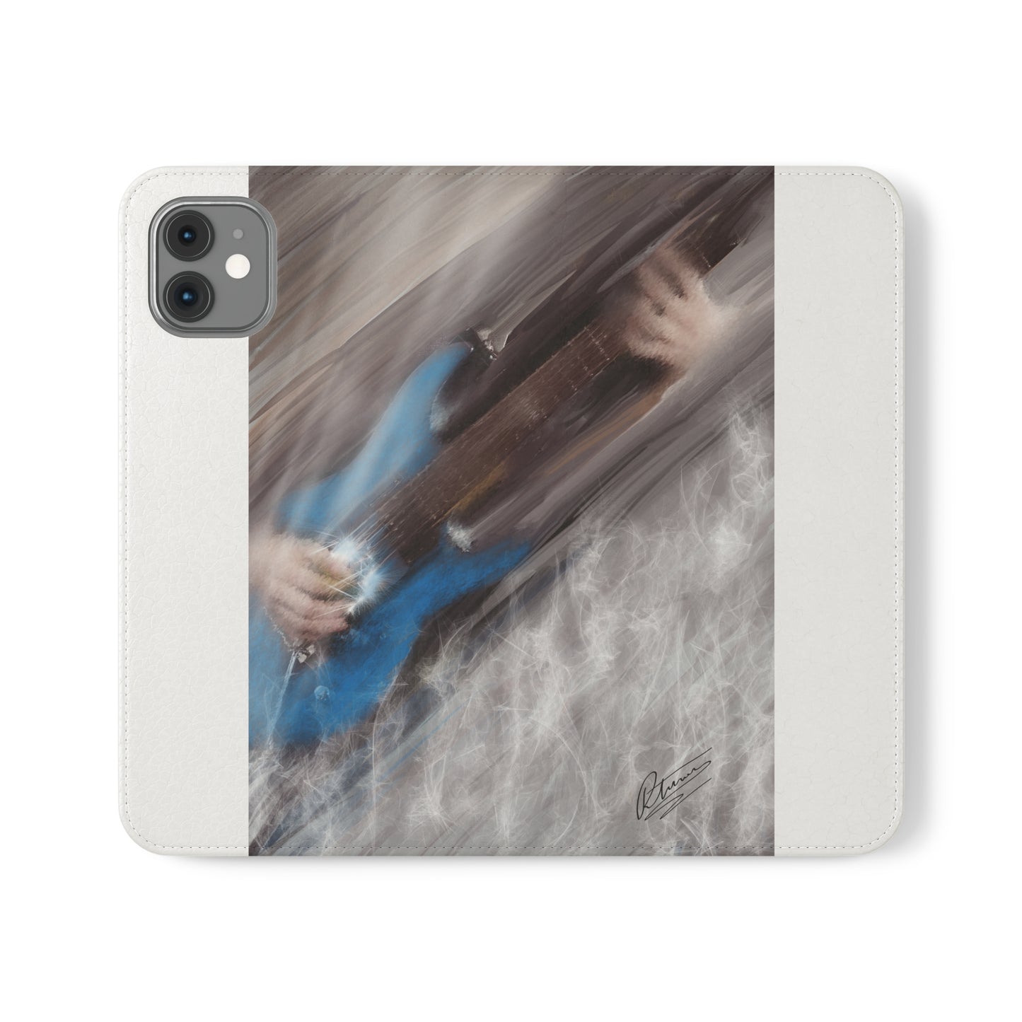 Phone Flip Cases Guitar Art