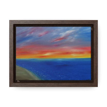 Coastal Sunset - Gallery Canvas Wraps, Horizontal Frame