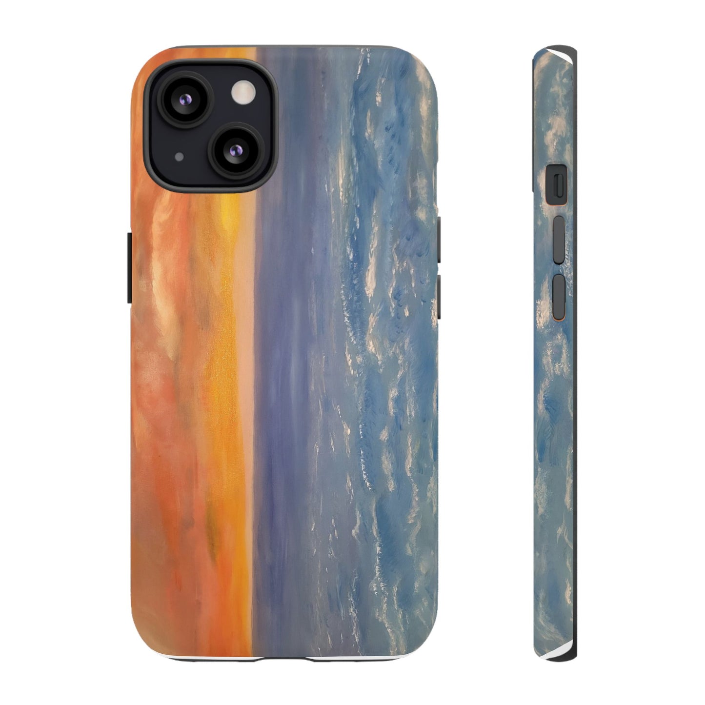 Artistic Ocean Sunset Phone Case - Tough and Stylish Protection