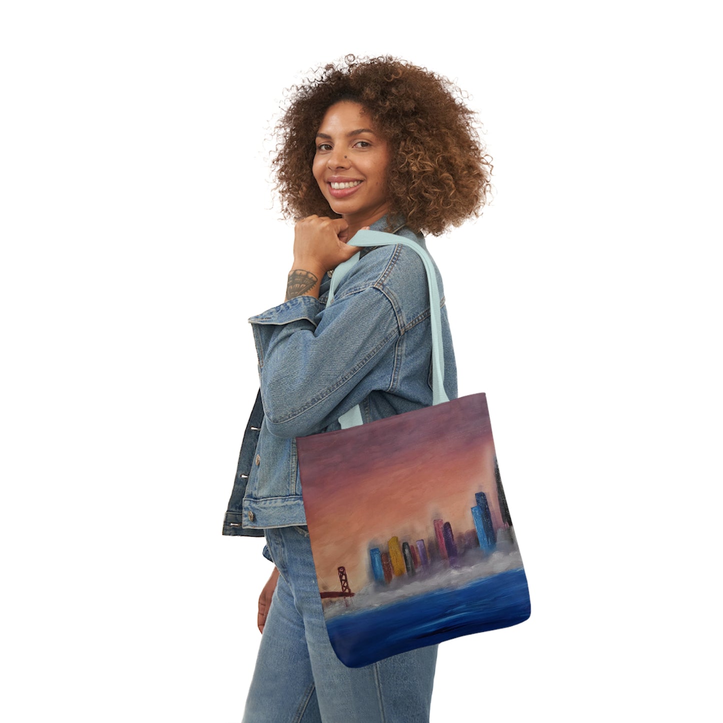 Canvas Tote Bag, San Francisco Bay Art