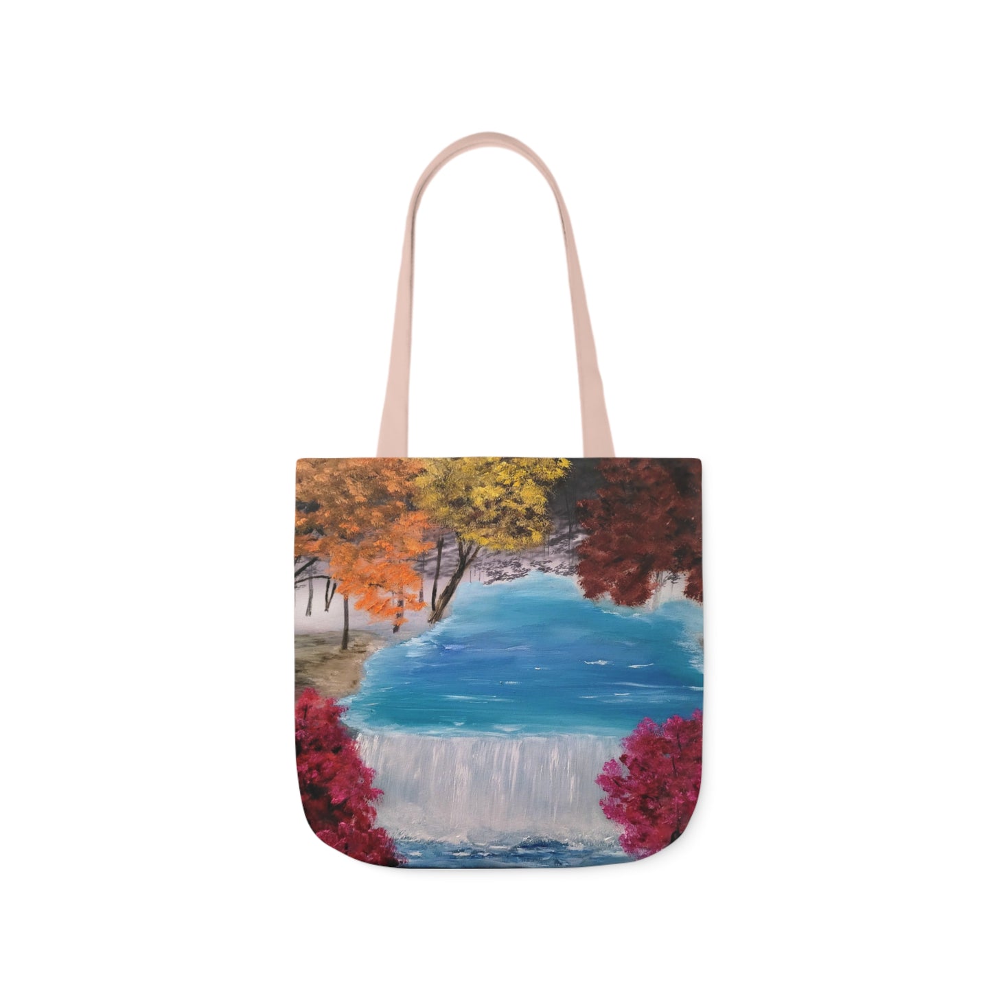 Canvas Tote Bag, Descending Waters Art