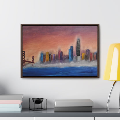 San Francisco Bay - Gallery Canvas Wraps, Horizontal Frame