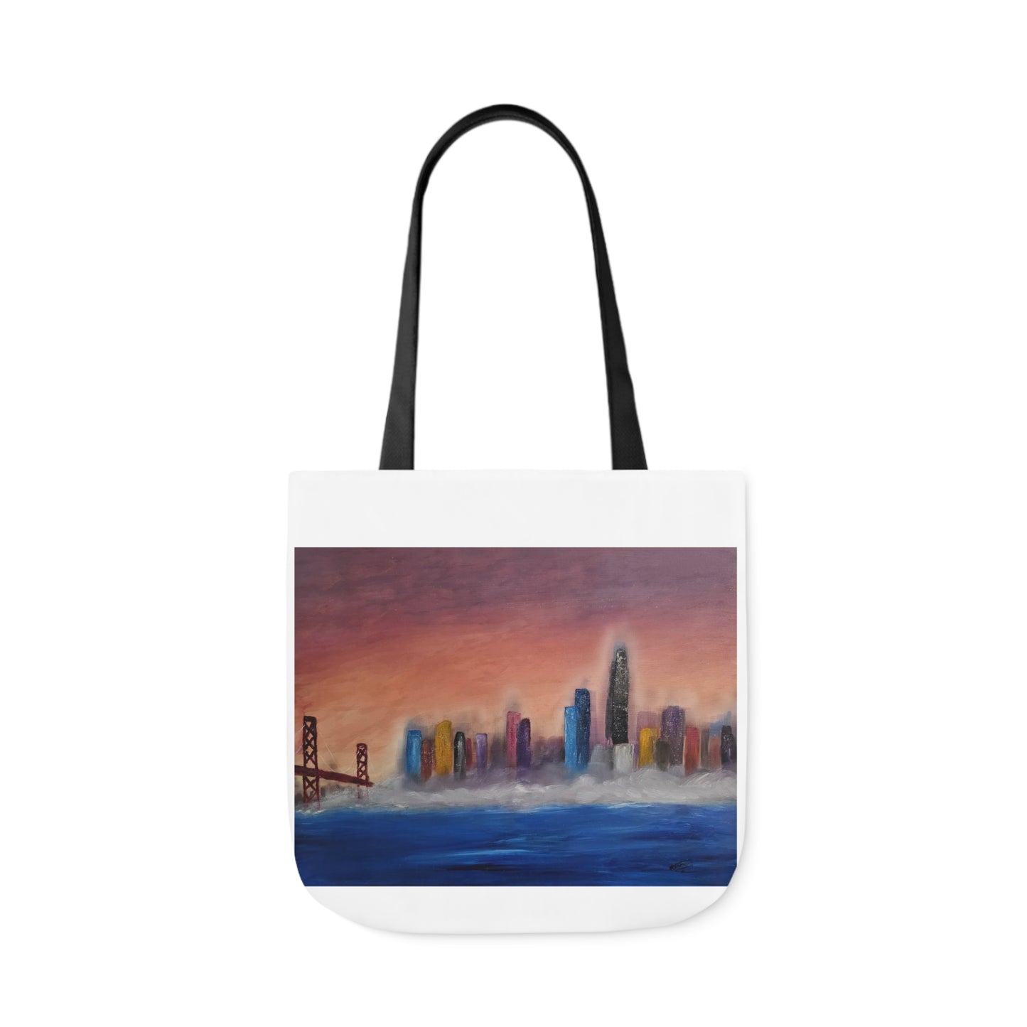 Canvas Tote Bag, San Francisco Bay Art