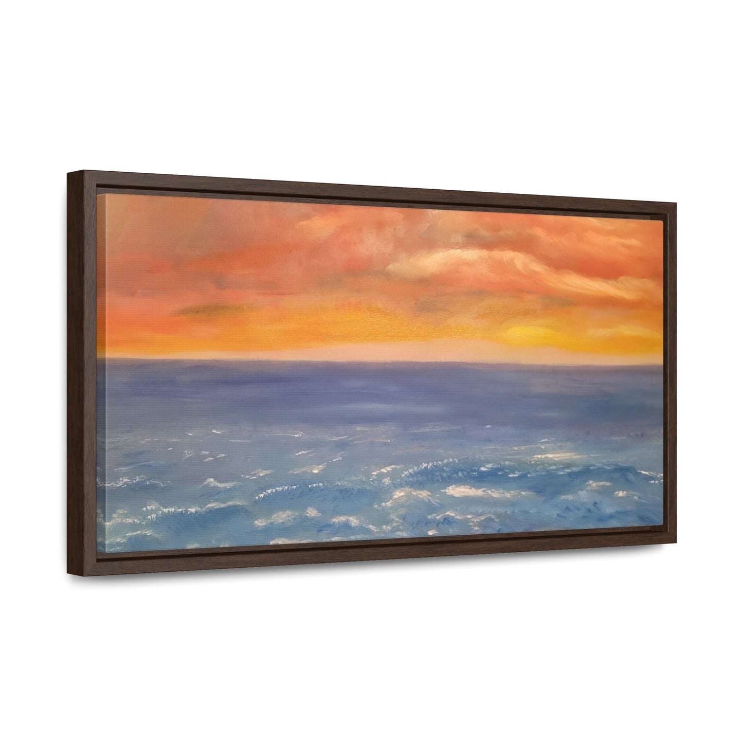 Troubled Sea - Gallery Canvas Wraps, Horizontal Frame