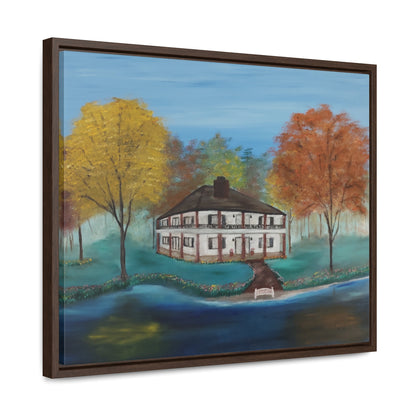 Estate On The Lake  - Gallery Canvas Wraps, Horizontal Frame