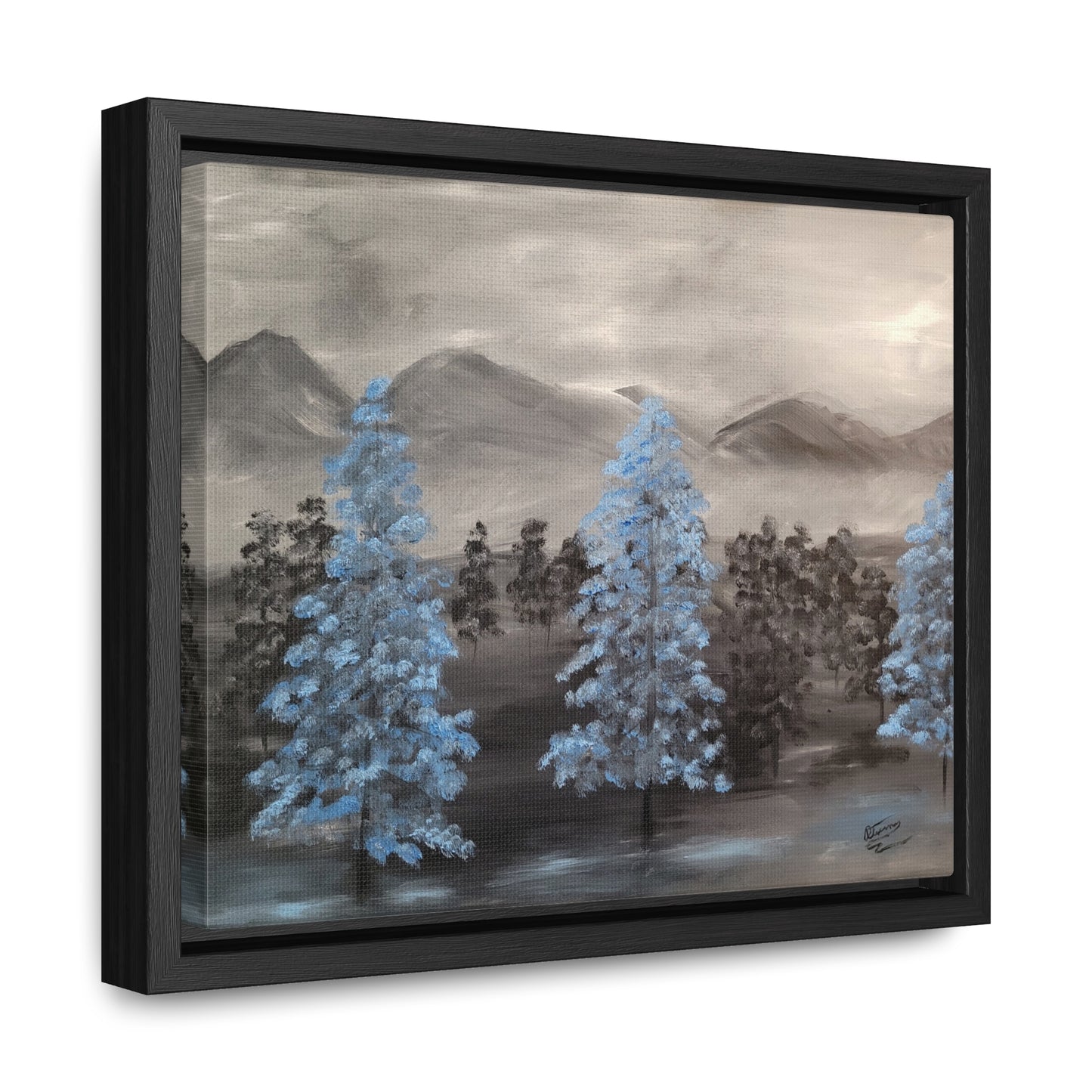 Valley Of Trees - Gallery Canvas Wraps, Horizontal Frame