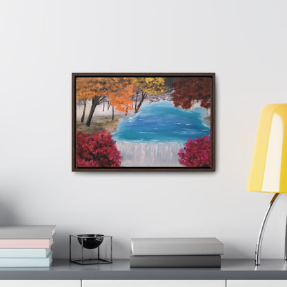 Descending Waters - Gallery Canvas Wraps, Horizontal Frame