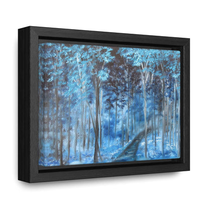 Blue Mist Forest - Gallery Canvas Wraps, Horizontal Frame