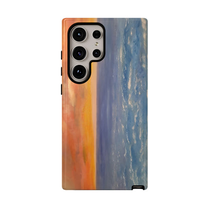 Artistic Ocean Sunset Phone Case - Tough and Stylish Protection