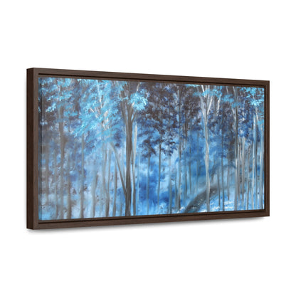 Blue Mist Forest - Gallery Canvas Wraps, Horizontal Frame