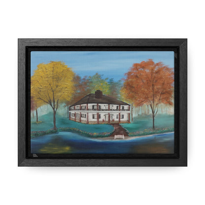 Estate On The Lake  - Gallery Canvas Wraps, Horizontal Frame