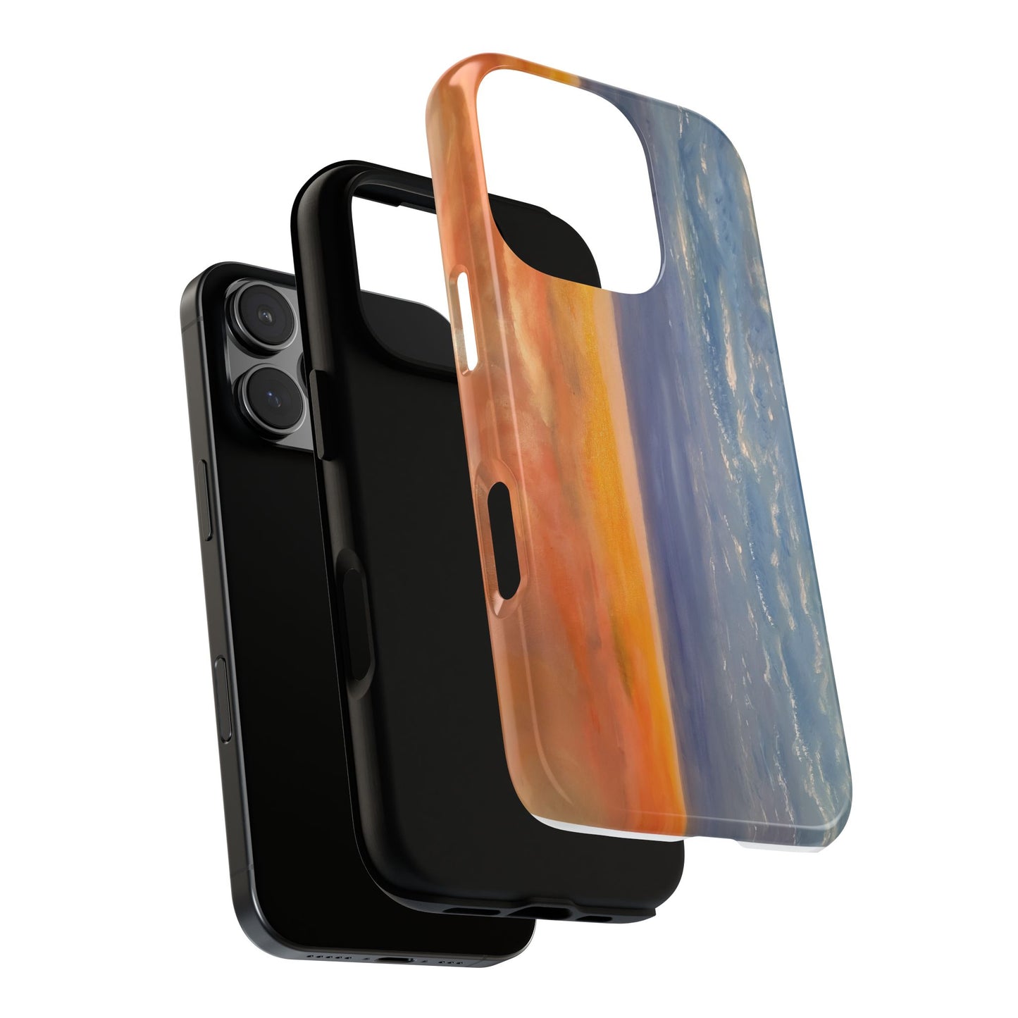 Artistic Ocean Sunset Phone Case - Tough and Stylish Protection