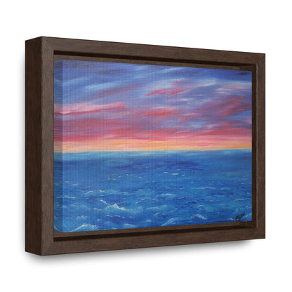 High Seas Sunset - Gallery Canvas Wraps, Horizontal Frame