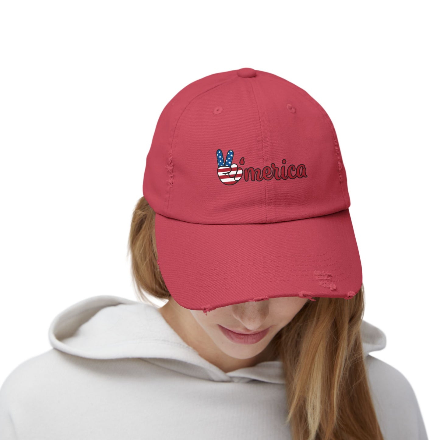 Distressed Cap America