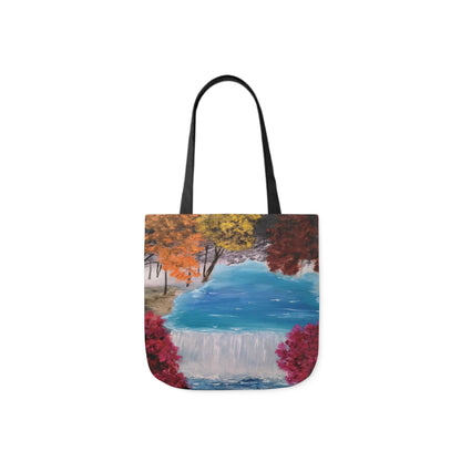 Canvas Tote Bag, Descending Waters Art