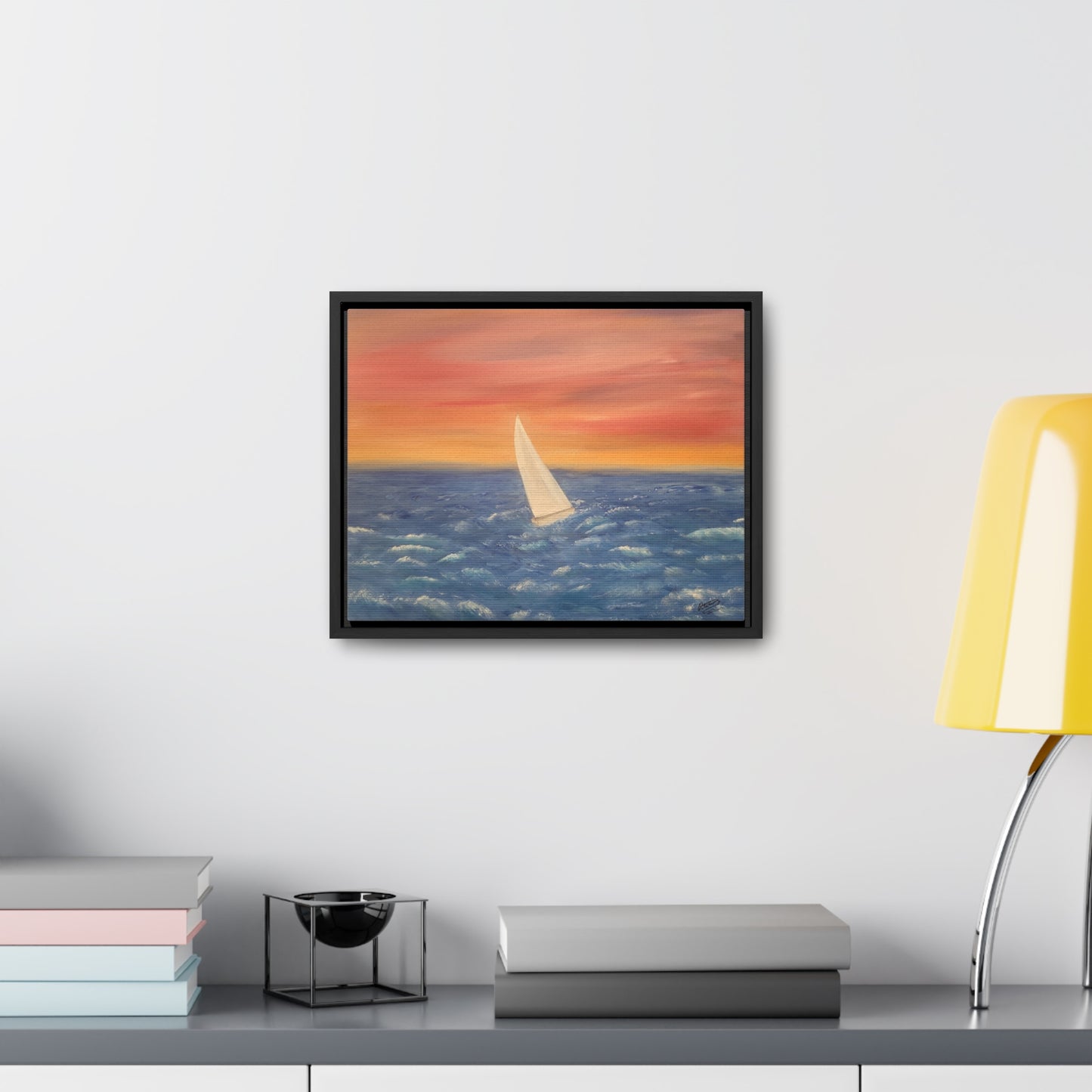 Sailing The Open Sea  - Gallery Canvas Wraps, Horizontal Frame