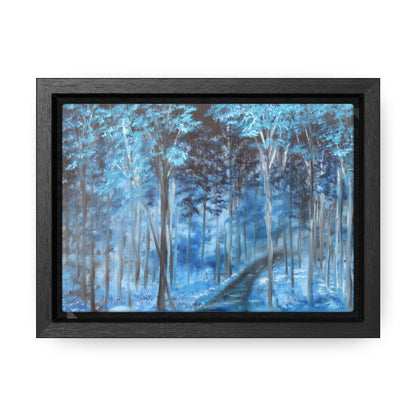 Blue Mist Forest - Gallery Canvas Wraps, Horizontal Frame