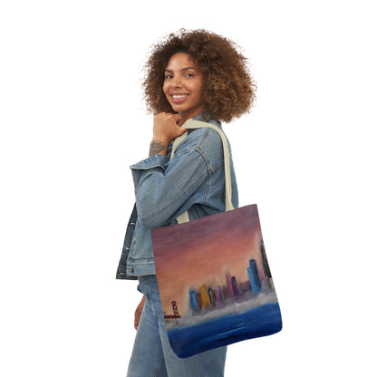 Canvas Tote Bag, San Francisco Bay Art