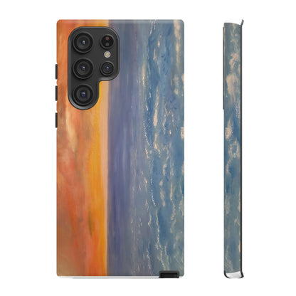 Artistic Ocean Sunset Phone Case - Tough and Stylish Protection