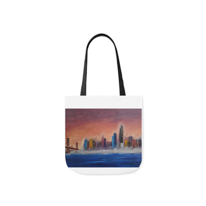 Canvas Tote Bag, San Francisco Bay Art